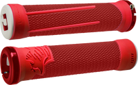ODI D35A2RF-R MTB/BMX Grips in Red/Fire Red