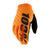 100-PERCENT Brisker Gloves Fluo Orange/Black MD - Ultimate Cold Weather Performance