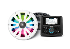 ECOXGEAR SEI-MRNGGE65 Marine Gauge Radio with LED Controller and 6.5" Speakers