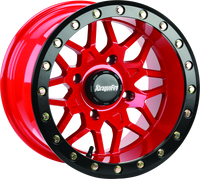 DragonFire Racing Typhon Wheel 15X10 4/137 5+5 +0 Machined Red