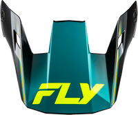 Yth Rayce Repeat Helmet Visor Black/Teal/Hi Vis Ys Yl