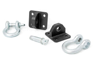 Rough Country | D Ring Shackles and Mounts | TJ Stubby | XJ Winch | Jeep Cherokee XJ (84-01)/Wrangler TJ (97-06)  | 1058