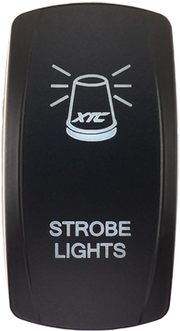 XTC Power Products SW00-00106021 Dash Switch Rocker Face Strobe Light
