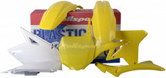 POLISPORT Plastic Body Kit Yellow/White - Part Number 90208