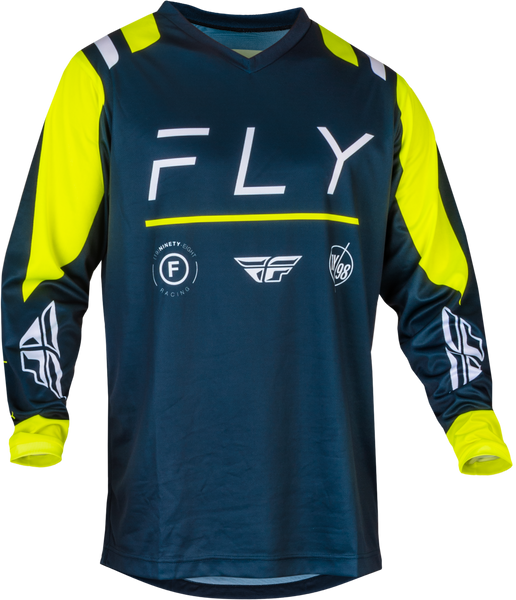 F 16 Jersey Navy/Hi Vis/White Sm