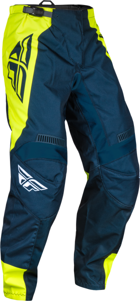 FLY RACING F 16 Pants - Navy/Hi Vis/White - Size 28