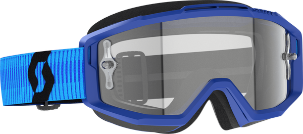 SCOTT Split OTG Goggle Blue/Black with Clear Lens - Part Number 285537-1034113