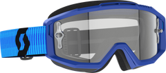 SCOTT Split OTG Goggle Blue/Black with Clear Lens - Part Number 285537-1034113