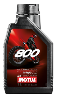 MOTUL 104038 800 2T Pro Racing Premix Liter - High Performance Synthetic Oil