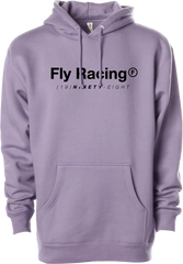 FLY RACING 354-0302L Fly Trademark Hoodie in Plum - Large