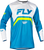 FLY RACING 378-052M Blue/White/Lime Green Bicycle Jersey - Medium