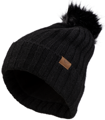 Fly Women's Snow Pom Beanie Black