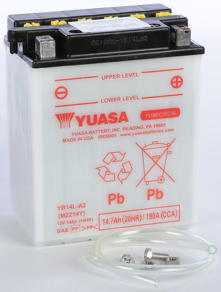 YUASA YUAM2214YIND Battery Yb14l A2 Conventional