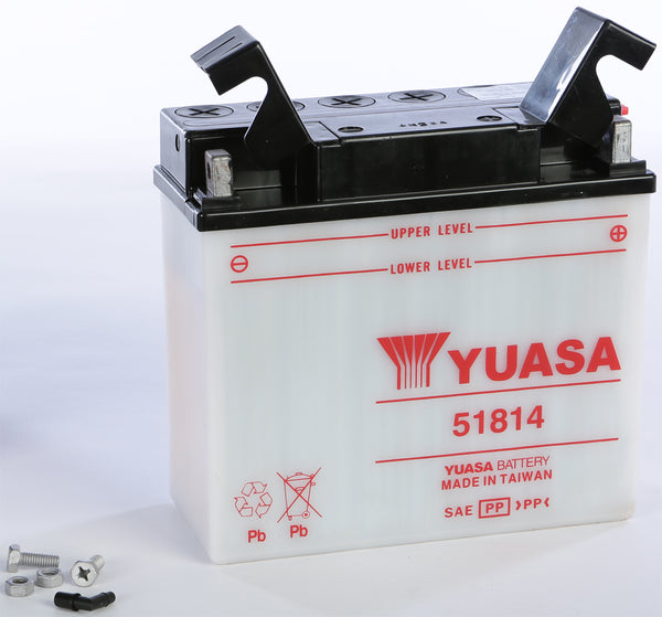 YUASA YUAM2219B Battery 51814 Conventional