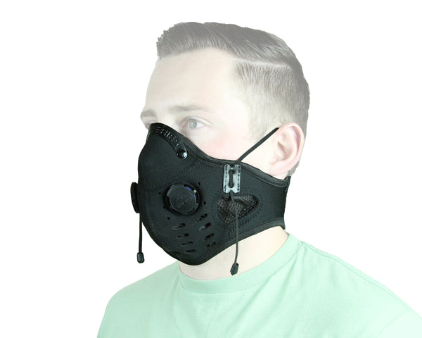 ATV TEK Elite Series Neoprene Dust Mask Black - Part Number EDMBLK