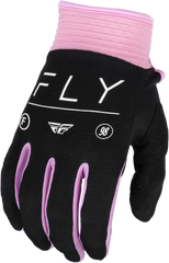 FLY RACING Women's F 16 Gloves Black/Lavender - Part Number 377-811L