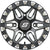 SEDONA Split 6 Bdlk Wheel A72M-47011-52S 14x7 4/110 5+2 (+10mm) Black/Machined