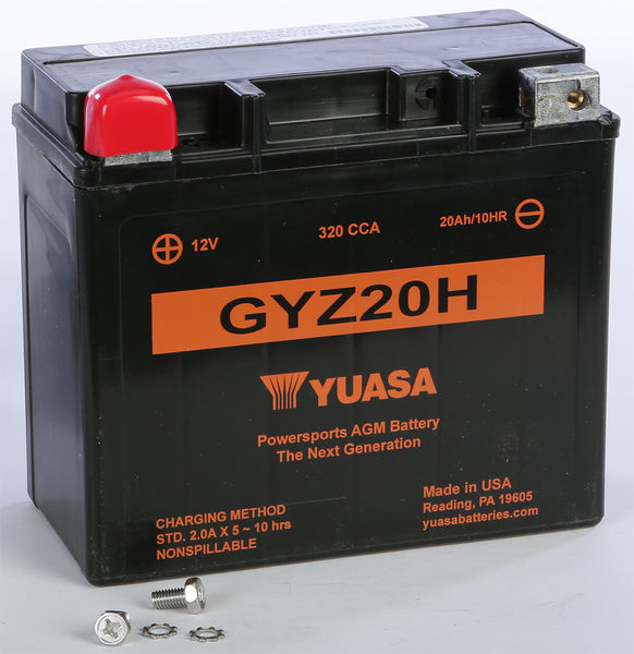 YUASA GYZ20H Sealed Factory Activated Battery