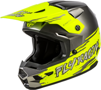 Youth Kinetic Surge Helmet Grey/Hi Vis Ys