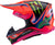 Alpinestars Supertech M10 Deegan Helmet - Orange, Flo Purple/Pink - Large (Part Number: 8300425-433-L)