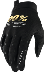 100-PERCENT Itrack Gloves Black XL - Premium Riding Gear