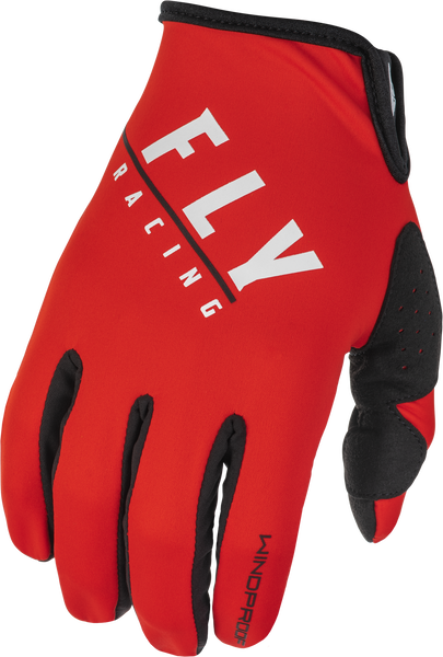 Windproof Gloves Black/Red Sz 09