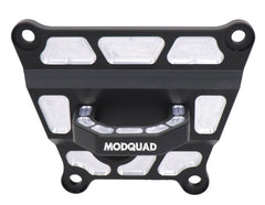 MODQUAD RZR-RDH-XP1KS-BLK Rear Differential Plate with Hook - Black Polished Finish