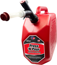 VP Racing 3839 Press 'N Pour Gas Can 5.5 Gallon - Safe and Efficient Refueling