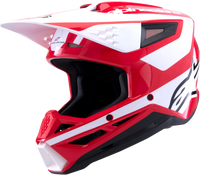 Sm3 Heat Helmet Red/White/Black Glossy Xl
