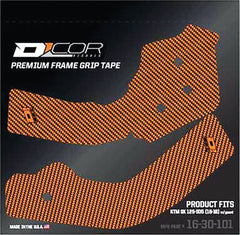 D-COR Frame Grip Guard Decal Orange - Part Number 16-30-101