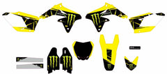 D-COR 20-40-132 Cmplt Kit Monster Energy Slash White Background