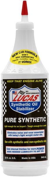 LUCAS Syn Stabilizr Qt 10130 - Premium Synthetic Stabilizer