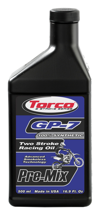 TORCO GP 7 2 Stroke Oil T930077YE - 1/2 Liter Smokeless Formula
