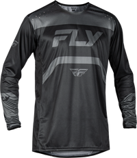 FLY RACING 378-053L Black/Charcoal Long Sleeve Bicycle Jersey - Large