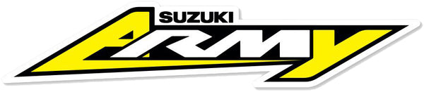 D-COR Suzuki Army 12" Decal - Part Number 40-40-201