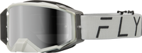 FLY RACING Zone Pro Goggle Grey with Grey Mirror/Smoke Lens - Part Number 37-51910