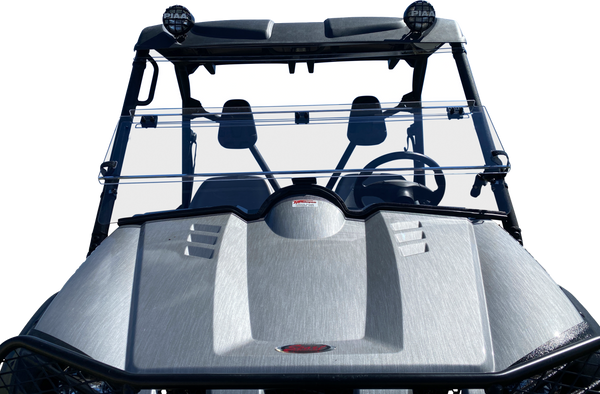 OPEN TRAIL Folding Windshield V000242-12200T - Enhanced Visibility and Airflow