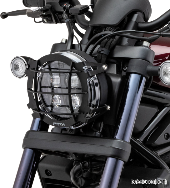 ZETA ZE52-4130 Headlight Guard in Black