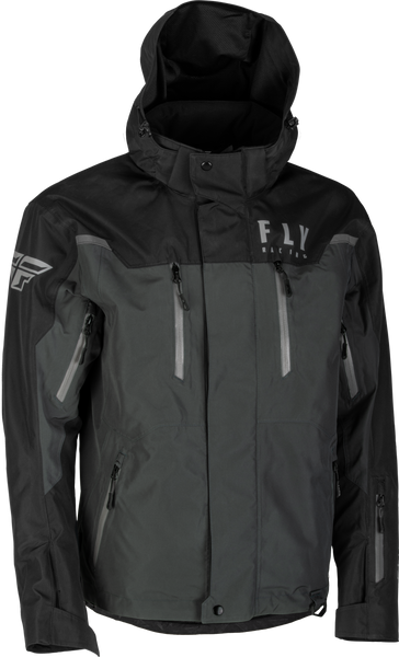 FLY RACING Incline Jacket Black/Charcoal 4X - Ultimate Outdoor Gear