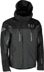 FLY RACING Incline Jacket Black/Charcoal 4X - Ultimate Outdoor Gear