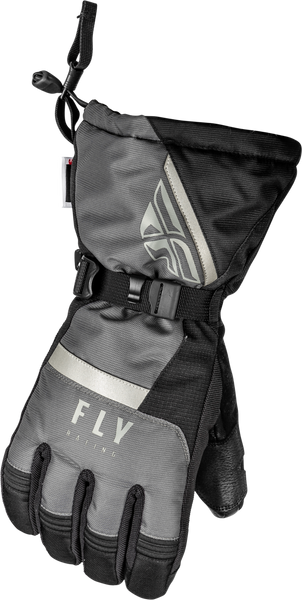 FLY RACING Cascade Gloves Black/Grey Large - Part Number 363-3921L