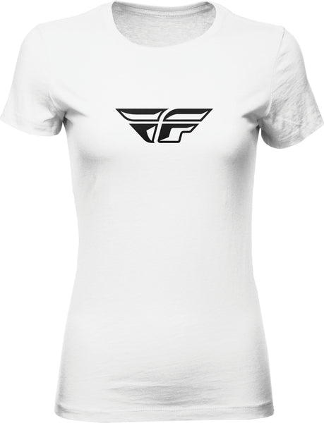 Women's Fly F Wing Tee White Sm