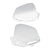 POLISPORT CR125/250 White Side Panels - Part Number 8494700001