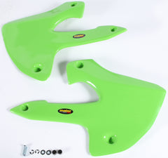 MAIER 578513 Radiator Scoops in Green - OEM Replica