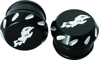 DragonFire Racing Billet Tube Endcap 1.5 in . - Black Anodized