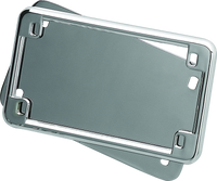 Kuryakyn License Frame & Backing Plate Set 4in X 7in Chrome