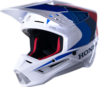Honda S M5 Helmet White/Blue/Red Glossy Xs