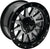 QuadBoss Wagon 14X7 4+3 4/156 Black Machined