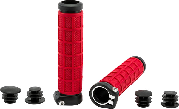 Grip Lock Grips Red/Black