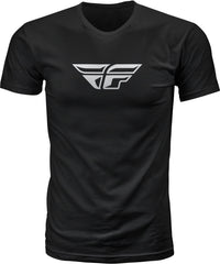 FLY RACING 352-0610S Fly F Wing Tee in Black - Small